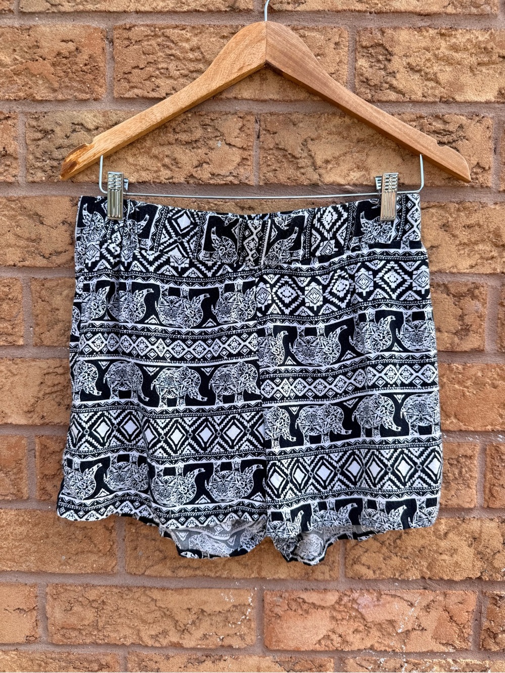 💫4/$25 • Riley + James Thai Elephant Print Boho Shorts